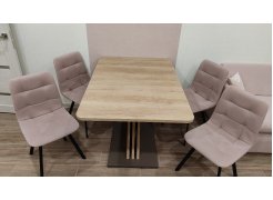 Стул на металлокаркасе Чилли синяя ткань / белый фото покупателя 25