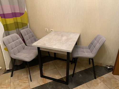 Стол Форли дуб рошелье / черный матовый фото покупателя 44