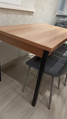 Стол Оригон файерстоун / черный матовый фото покупателя 15