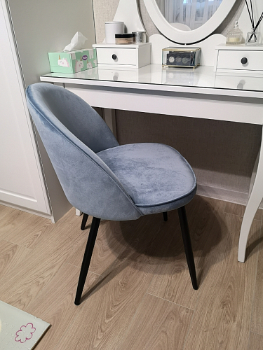 Стул на металлокаркасе Dodo blue фото покупателя 28