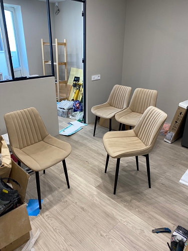 Комплект стульев Седа К 4 шт латте / черный фото покупателя 147