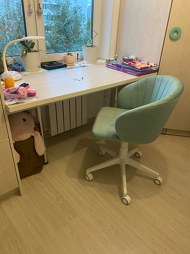 Компьютерное кресло Пард экокожа белый фото покупателя 202