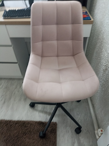 Компьютерное кресло Честер голубой (velutto 47 ) / черный фото покупателя 49