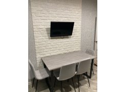 Стол Лота Лофт 140 25 мм юта / белый матовый фото покупателя 871