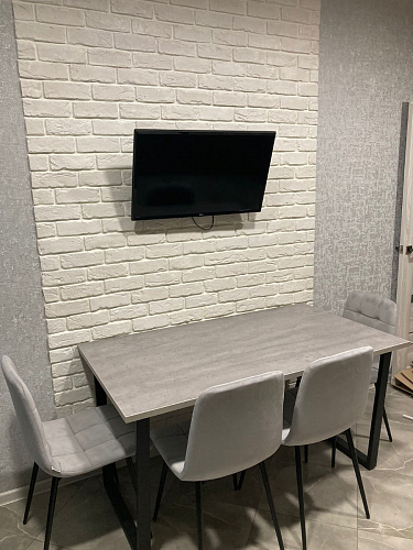 Деревянный стол Лота Лофт 120х75 белый матовый / дуб крафт золотой фото покупателя 871