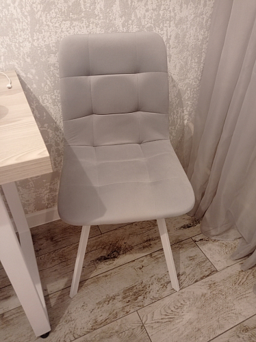 Стул на металлокаркасе Чилли К кирпичный / черный фото покупателя 17