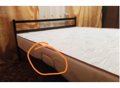 Односпальная кровать Фади 80х200 черная фото покупателя 466