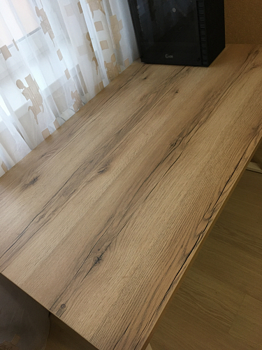 Деревянный стол Лота Лофт 120x75 дуб крафт табачный / черный матовый фото покупателя 929