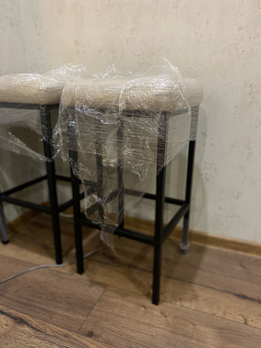 Барный стул Лофт катания минт / белый матовый фото покупателя 138