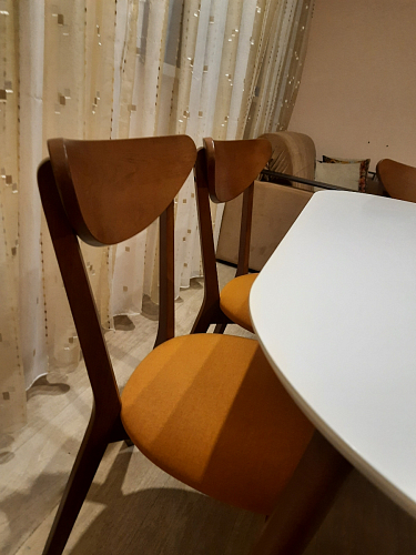 Стул Макси белый / натуральный фото покупателя 4