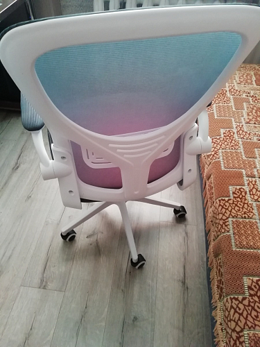 Компьютерное кресло Konfi pink / white фото покупателя 93