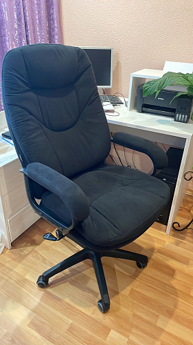 Компьютерное кресло Comfort Lux/Комфорт Люкс серый фото покупателя 59