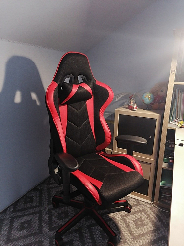 Компьютерное кресло Kano черное / красное фото покупателя 6