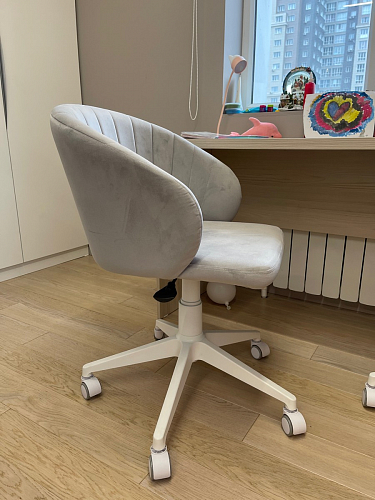 Компьютерное кресло Пард confetti silver серый / черный фото покупателя 222