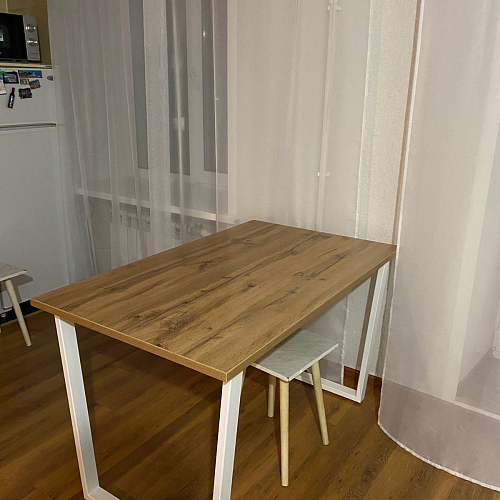 Стол раскладной Лота Лофт 120 25 мм юта / черный матовый фото покупателя 59