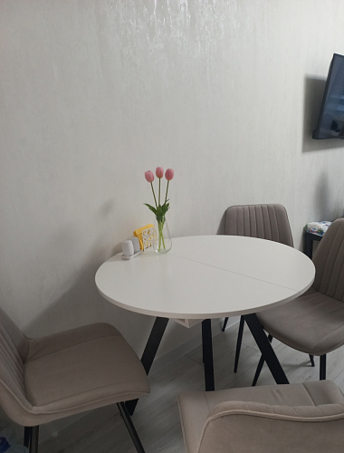 Комплект стульев Вейв 4 шт светло-серый / черный фото покупателя 68