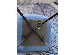 Стул на металлокаркасе Чилли светло-серый / черный фото покупателя 114