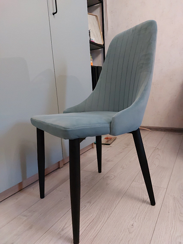 Стул на металлокаркасе Kora beige / black фото покупателя 106