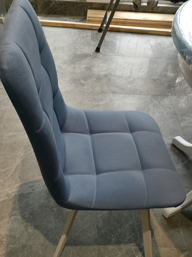 Стул на металлокаркасе Чилли К черный / зеленый фото покупателя 6