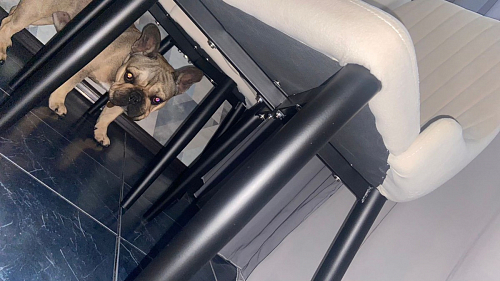 Стул на металлокаркасе Kora beige / black фото покупателя 115