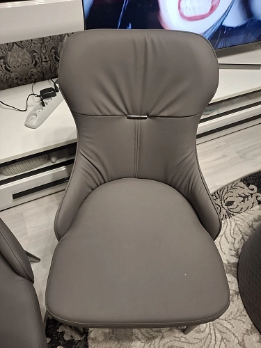 Стул на металлокаркасе Neli gray / black фото покупателя 3