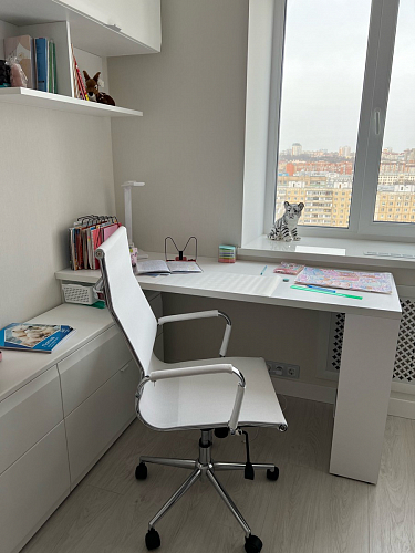 Компьютерное кресло Reus черная сетка / хром фото покупателя 9