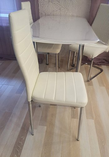 Стул на металлокаркасе DC2-001 green / orange фото покупателя 12