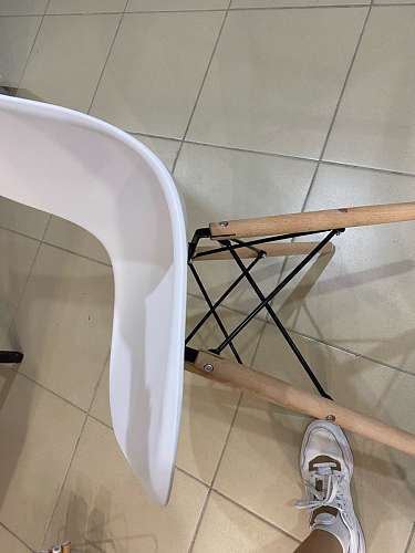 Пластиковый стул Eames PC-015 желтый фото покупателя 415