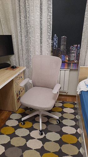 Компьютерное кресло Konfi light gray / white фото покупателя 150