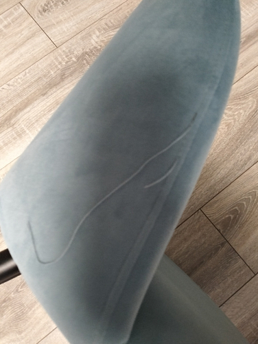 Стул на металлокаркасе Gabi 1 light purple / black фото покупателя 765