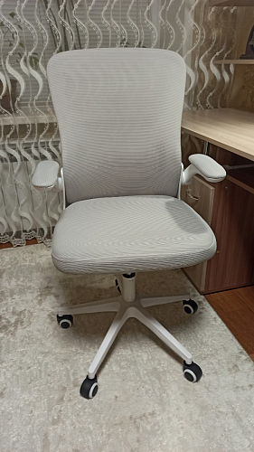 Компьютерное кресло Konfi dark gray / pink / white фото покупателя 70