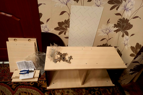 Обувница Аврора дуб млечный / венге фото покупателя 143