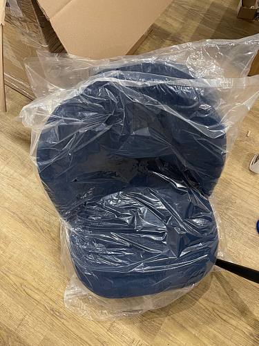 Стул на металлокаркасе Gabi 1 light purple / black фото покупателя 369