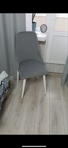 Стул на металлокаркасе Kora green / black фото покупателя 307