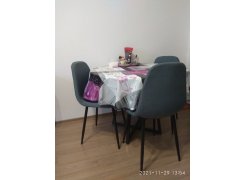 Стул на металлокаркасе Lilu pink / black фото покупателя 41