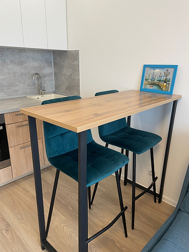 Барная стойка Дилан Лофт 120х60х90 бетон фото покупателя 211