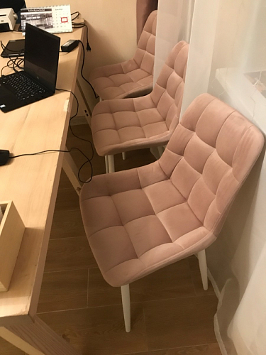 Стул на металлокаркасе Челси К бирюзовый / черный фото покупателя 114