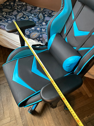 Компьютерное кресло Racer черное / оранжевое фото покупателя 147