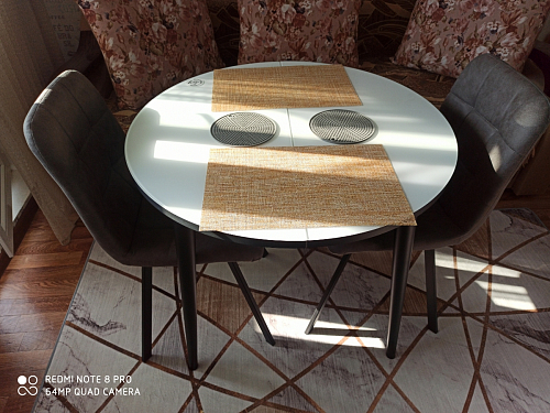 Стул на металлокаркасе Bruk light purple / white фото покупателя 2