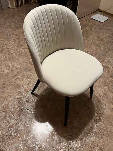 Стул на металлокаркасе Gabi latte / gold / black фото покупателя 877