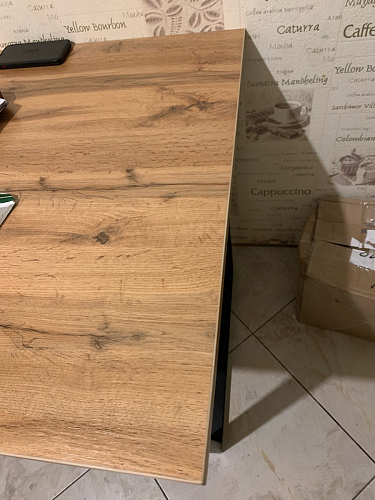 Стол раскладной Лота Лофт 120 25 мм юта / черный матовый фото покупателя 878