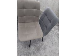 Стул на металлокаркасе Чилли светло-серый / черный фото покупателя 510