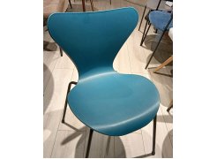 Стул на металлокаркасе Seven горчичный / черный из шоурума 2