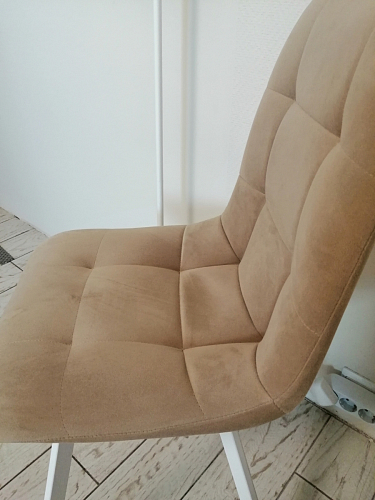 Стул на металлокаркасе Чилли черный / зеленый фото покупателя 840