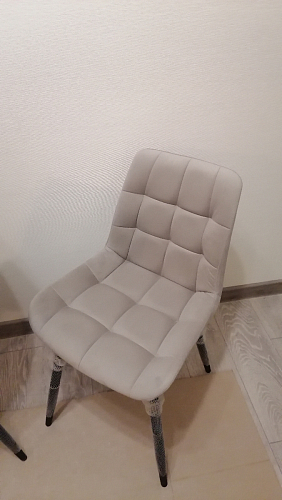 Стул на металлокаркасе Челси бирюзовый / черный фото покупателя 232