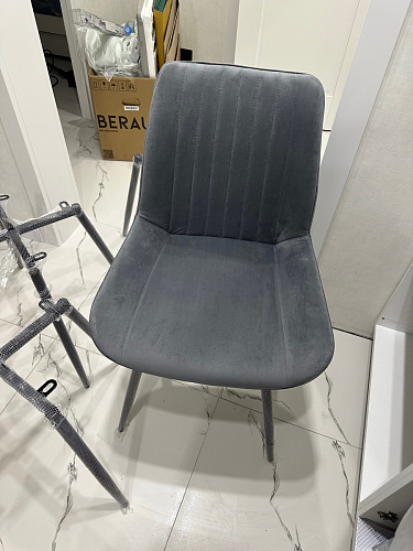 Стул на металлокаркасе Седа К кирпичный / черный фото покупателя 136