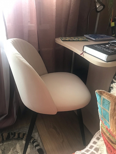 Стул на металлокаркасе Gabi green / black / silver фото покупателя 170