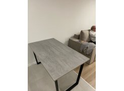 Стол Лота Лофт 140 25 мм черный матовый / бетон фото покупателя 172