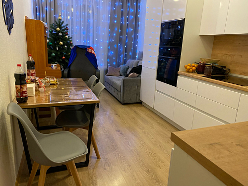 Стол раскладной Лота Лофт 120 25 мм юта / черный матовый фото покупателя 33