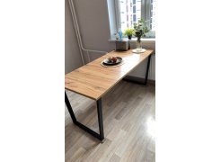 Стол Лота Лофт 140 25 мм черный матовый / бетон фото покупателя 109